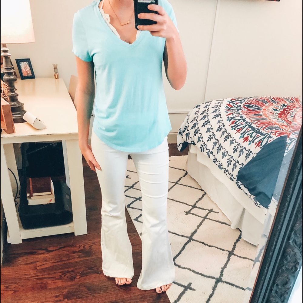 southern tide v-neck top